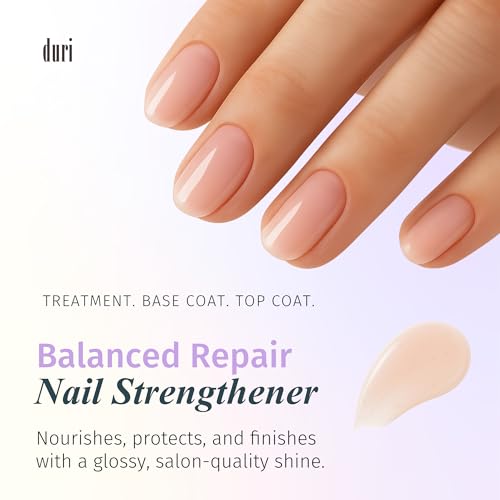 Duri Rejuvacote 2 Nail Growth Base & Top Coat - Hardener for Fragile Nails