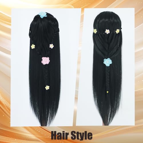 Mannequin Head with Hair 26-28" for Styling & Braiding