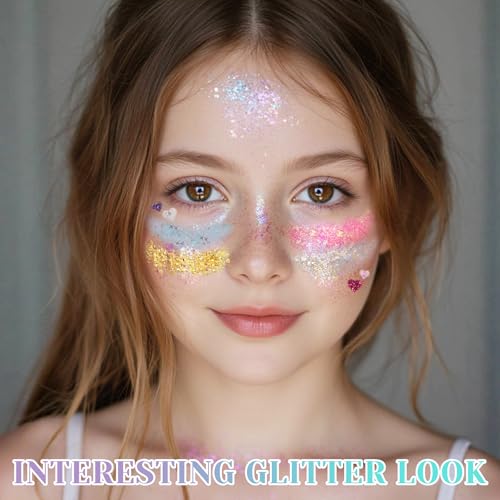 DAGEDA 25 Colors Body Glitter Palette - Face & Hair Gel