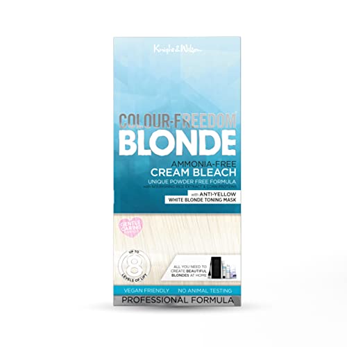 Knight & Wilson Ammonia-Free Hair Bleach Cream Kit - 8 Shade Lift