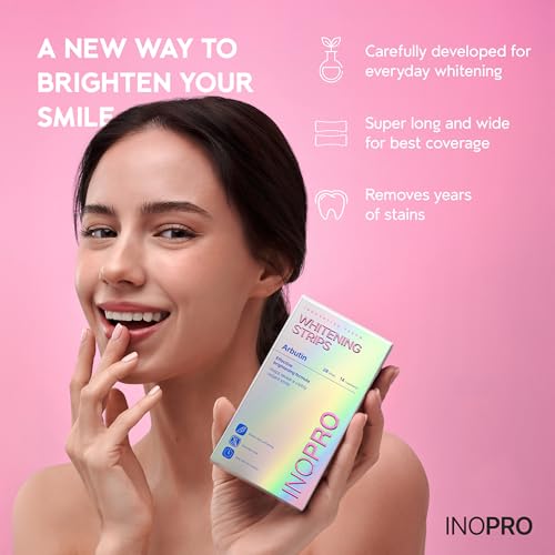 InoPro Teeth Whitening Strips 14-Day Kit - Peroxide-Free