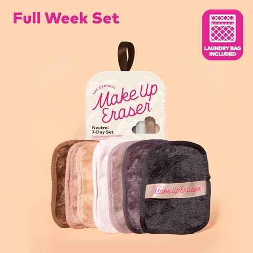 7-Day Set, Erase All Makeup with Just Water, Including Waterproof Mascara, Eyeliner, Foundation, Lipstick, Sunscreen, and More! 7ct