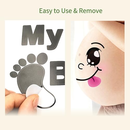 Pregnancy Belly Stickers for Maternity Photo Bump Decals