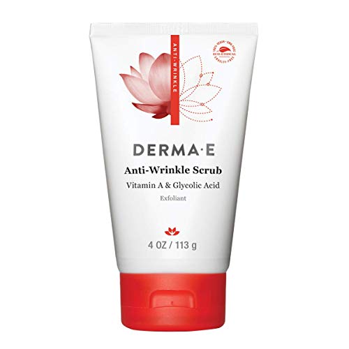 Derma E Anti-Wrinkle Scrub with Glycolic Acid & Vitamin A, 4 oz
