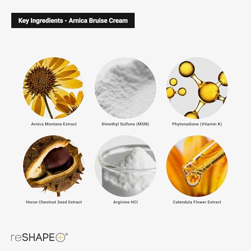 Reshape+ Arnica Cream Bruise Relief 8oz (2-Pack)