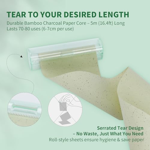 DUcare Oil Blotting Sheets 15M Green Tea - Refillable Dispenser