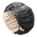 Satin Sleep Hair Bonnet for Women - Double Layer Elastic Adjustable Reusable