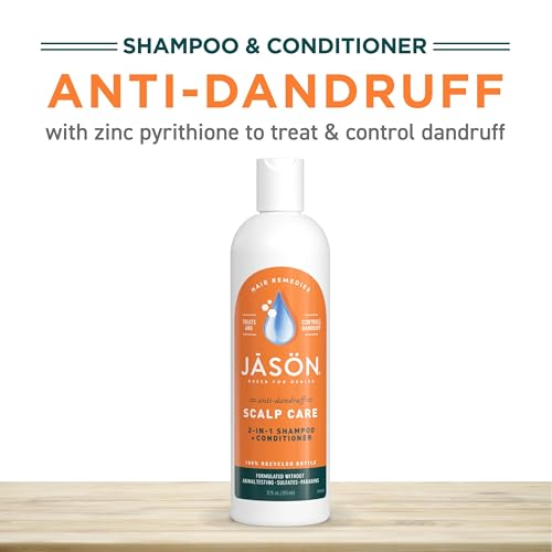 Jason Dandruff Relief Treatment 2-in-1 Shampoo & Conditioner, 12 Oz