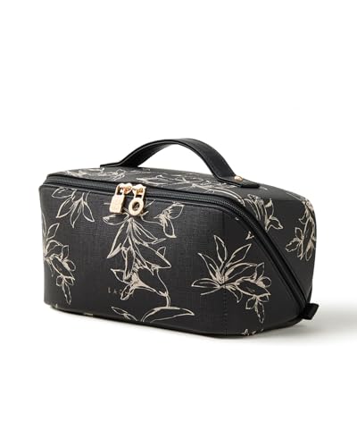 EACHY Large Makeup Bag, Waterproof Travel Cosmetic Organizer