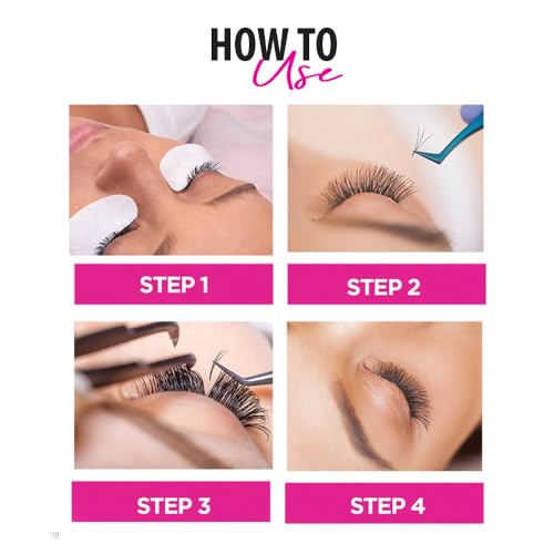 Cashmere Premium Eyelash Extensions 0.03 D 8-16mm Mixed Length & Easy Fan Lashes 0.05 D 20-25mm Mixed Length