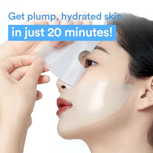 Abib Collagen Gel Mask Sedum Jelly 10 Sheets (Hydrating) I Korean Vegan Collagen, Cooling Hydrating Hyaluronic Acid Hydrogel Face Mask Skin Care