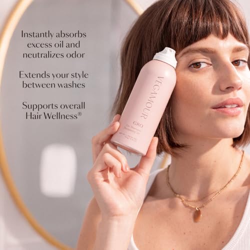 VEGAMOUR GRO Dry Shampoo - Plant-Based Oil Absorber