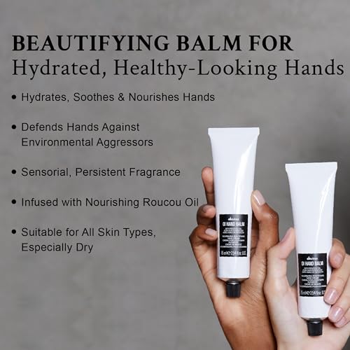Davines OI Hand Balm Hydrating Hand Cream | Fast-Absorbing Anti-Aging