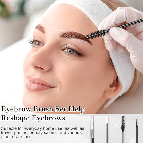 DIY Brow Lamination Kit with Micro Brushes & Spoolies – 230Pcs Professional Eyebrow & Eyelash Tools