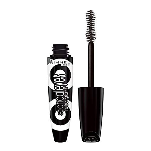 Rimmel London Scandaleyes Retro Glam Mascara, Volumizing, Plumps Lashes, No Clumps, 003, Grape Carded, 0.4oz