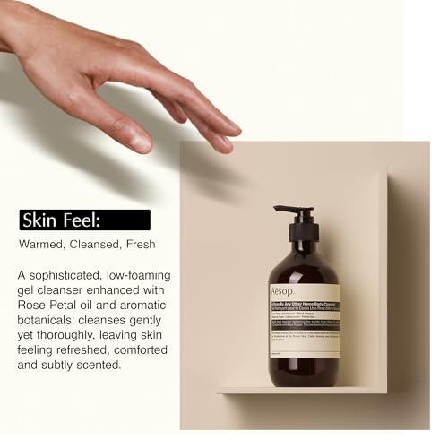 Aesop A Rose By Any Other Name Body Cleanser | Gentle Botanical Cleanser with Rose Petal Oil & Plant Extracts | 500 mL / 16.9 oz