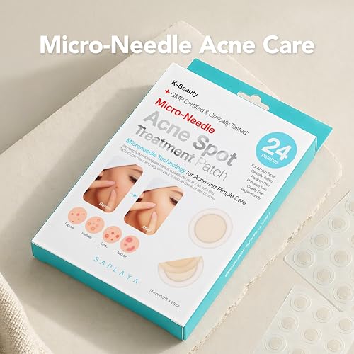 Saplaya K-Beauty Blemish Patches (24 Count) – Ultra-Thin Spot Treatment