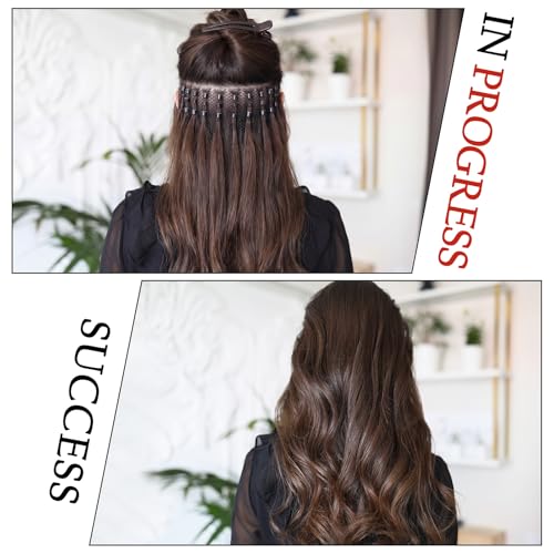 Hair Extension Kit with 200 Micro Beads & 3-Hole Plier