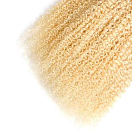 Freiuoke 613 Blonde Kinky Curly Hair Bundle - 24 Inch Unprocessed Virgin Hair