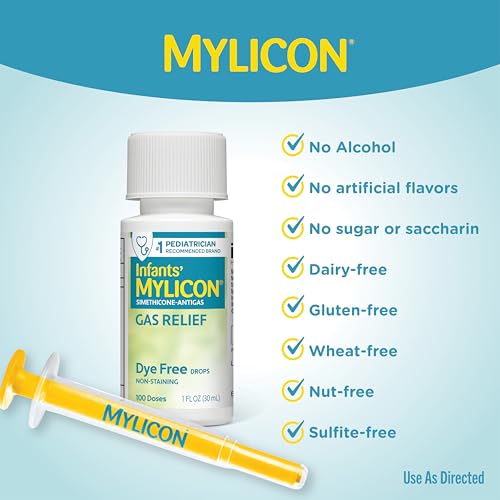 Mylicon Infants Gas Relief Drops - Dye Free, 1 Fl Oz
