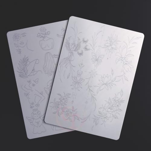 Tattoo Practice Skin Pad 2pcs Double Sided Silicone