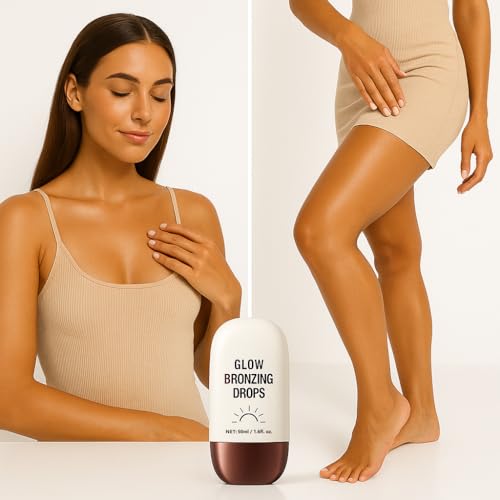 Bronzing Body Highlighter Drops - Liquid Illuminator for Face & Body