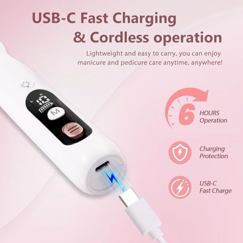 Professional Electric Nail Drill Kit for Manicure & Pedicure