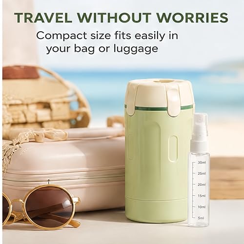 4 in 1 Travel Dispenser Bottle Set, Leak Proof
