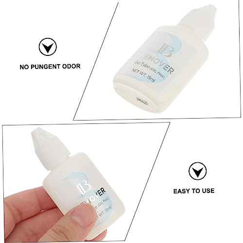 FRCOLOR Fast Acting Remover Gel Colorless Dissolves Adhesive Quickly Safe for Eyes Easy Squeeze Bottle for Precise Application
