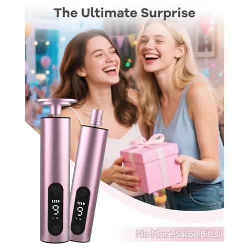 Electric Foot Callus Remover - 9-Speed Adjustable, Callus Remover for Feet with LED Display, Rechargeable & Wireless Pedicure Tools for Dead Skin