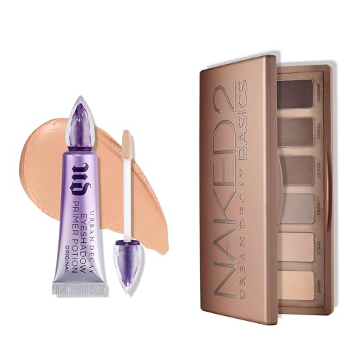 Urban Decay Naked 2 Basics Eyeshadow Palette & Primer Potion Bundle