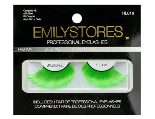 Dramatic Green False Eyelashes 1 Pair - St. Patrick's Day