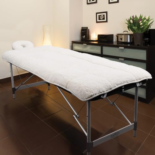 ForPro Quilted Fleece Massage Table Pad Set, Extra Soft