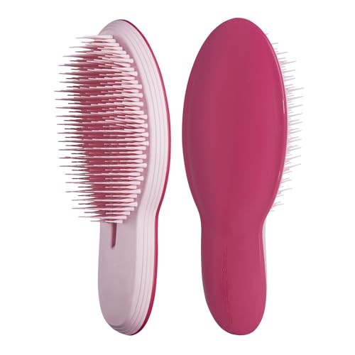 Tangle Teezer The Ultimate Finisher Smoothing Hair Brush and Hair Volumizer for All Hair Types, Pink