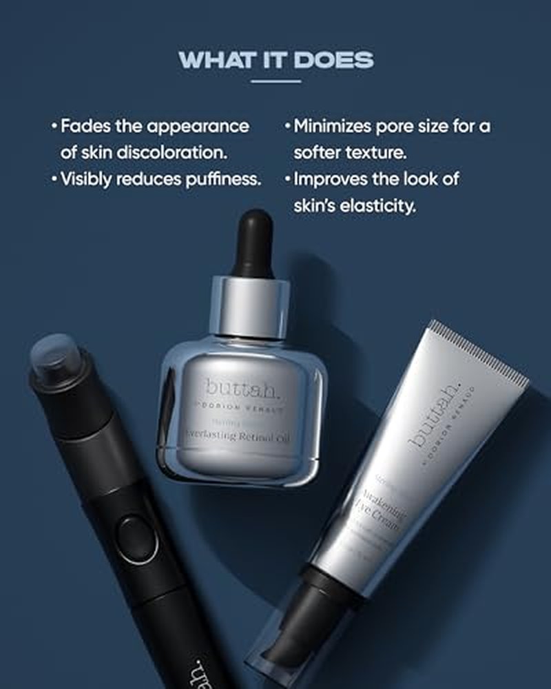 Buttah Skin Sterling Silver Radiance Kit - Retinol Oil & Eye Cream