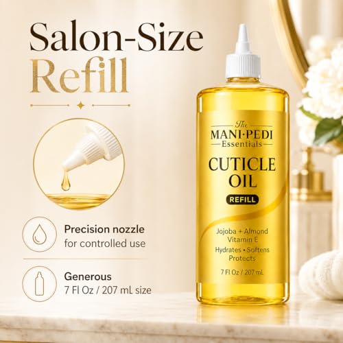 Professional Cuticle Oil Refill – Nourishing Nail Care with Jojoba & Almond Oil