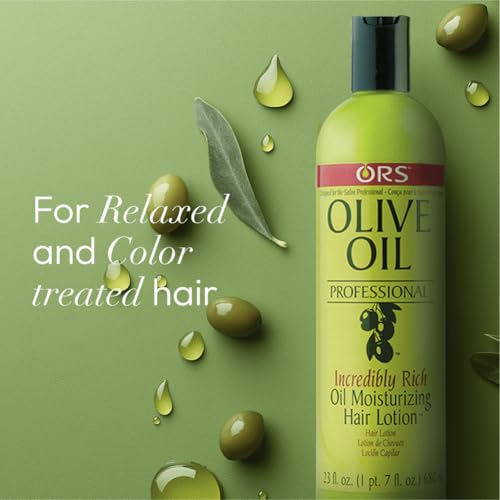 ORS Olive Oil Professional Incredibly Rich Oil Moisturizing Hair Lotion 23 Ounce (Pack of 2)