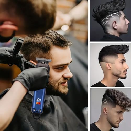 Electric Shaver for Men Electric Razor and Hair Clipper Trimmer for Men Rechargeable Shavers with Nose Trimmer Sideburns.
