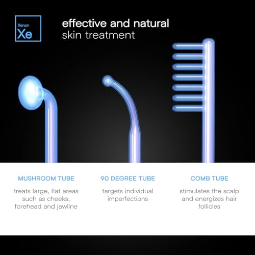 OxyGlow 2 Cordless High Frequency Facial Wand with Xenon Gas