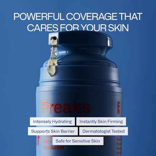 Freaks of Nature Deeper Dive Moisturizer Serum | 100% Natural Hydrating & Firming Formula | Non-Comedogenic, Eco-Friendly, Reef-Safe, Cruelty-Free | Suitable for All Skin Types | 1.7 oz