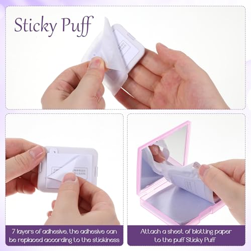 Oil Blotting Paper for Face 300 Sheets with Mirror & Puff