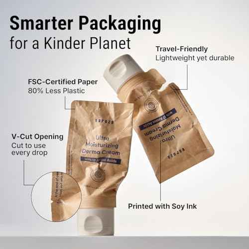 Ultra Moisturizing Derma Facial Cream ? Oil Free Deep Hydrating Face Moisturizer ? Vegan, EWG Verified Product Korea Skin Care with Hyaluronic Acid, Amino Acids, Non-Sticky Unscented Lotion