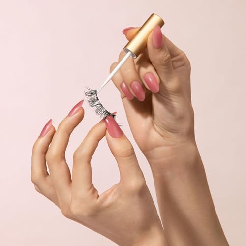 Clear Lash Adhesive 0.17oz - Long Lasting, Waterproof, Latex-Free with Aloe - Includes Applicator Brush