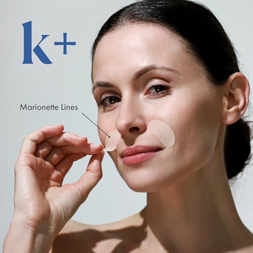 K+ Wrinkle Patches for Marionette Lines & Smile Lines - 60 Count