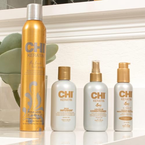 CHI Keratin Leave-in Conditioner, White, 12 Oz, Pack of 2