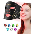 LED Light Therapy Mask Skin Care Mask, LED Red 630¡¾5nm & NIR 830nm Wavelength for Home Use(TAN)