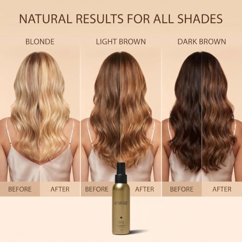 SUNBABE Hair Lightener Spray - Heat-Activated Gradual Sun-Kissed Highlights