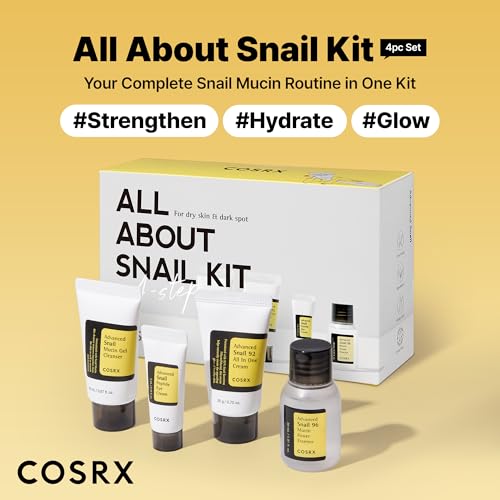 COSRX Advanced Snail Mucin 4-Step Trial Kit | Travel Size Skincare Set