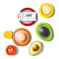 SOOPLEU Avocado Saver & Onion Storage Containers, 4-Piece Silicone Set