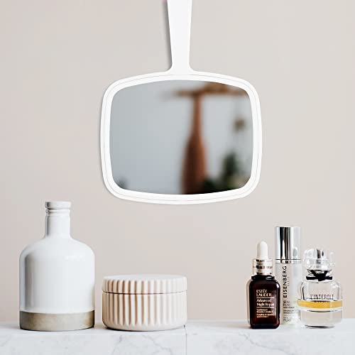 Large Hand Mirror 5.5" Handheld & Wall Mount Makeup